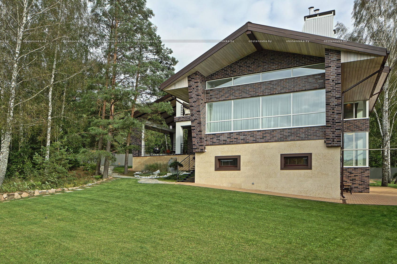 Дом у озера（湖边的房子）丨GOarchitect,Павел Горбацевич-2