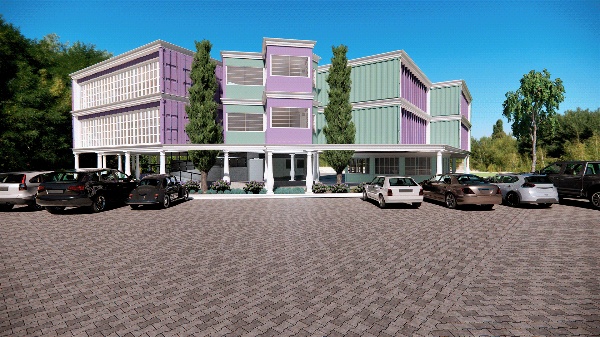 厄瓜多尔昆卡大学室内设计专业教学楼设计-64