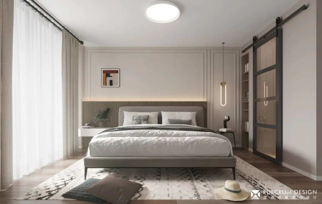 金地太阳城 200㎡现代跃层住宅丨支点环境艺术设计-46