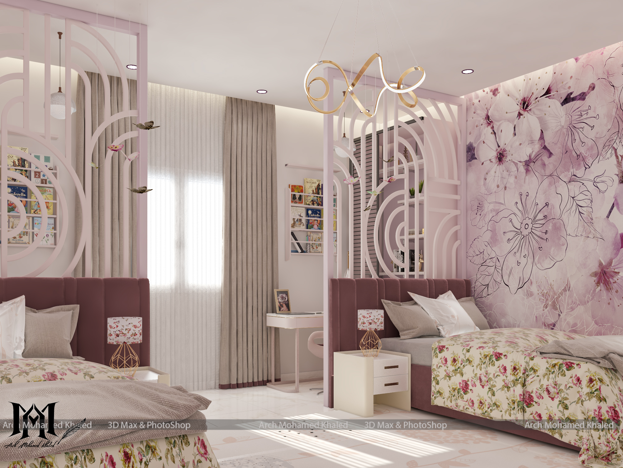 Girls Bedroom (Blossom)-1