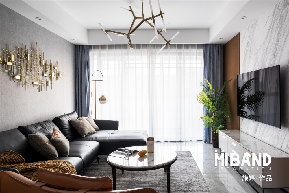 米邦装饰现代北欧风 148㎡案例解析-1