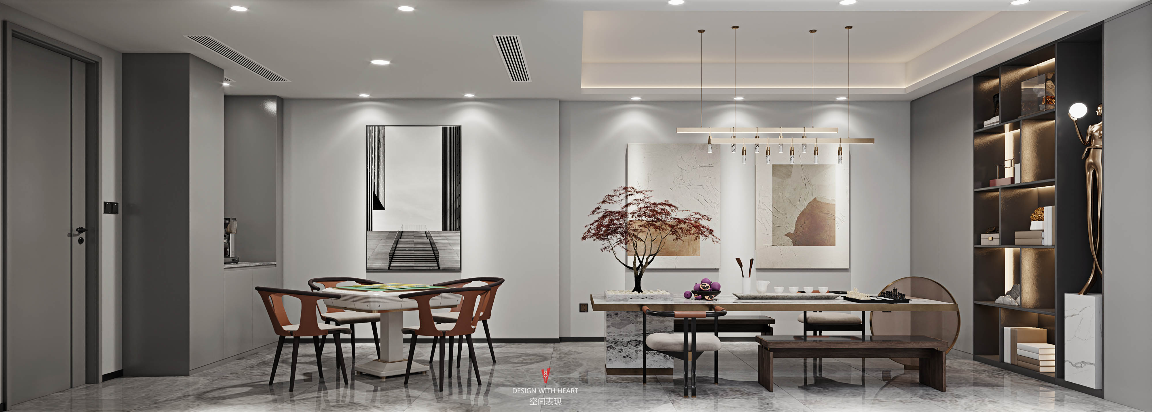 轻奢大境天成住宅设计-13