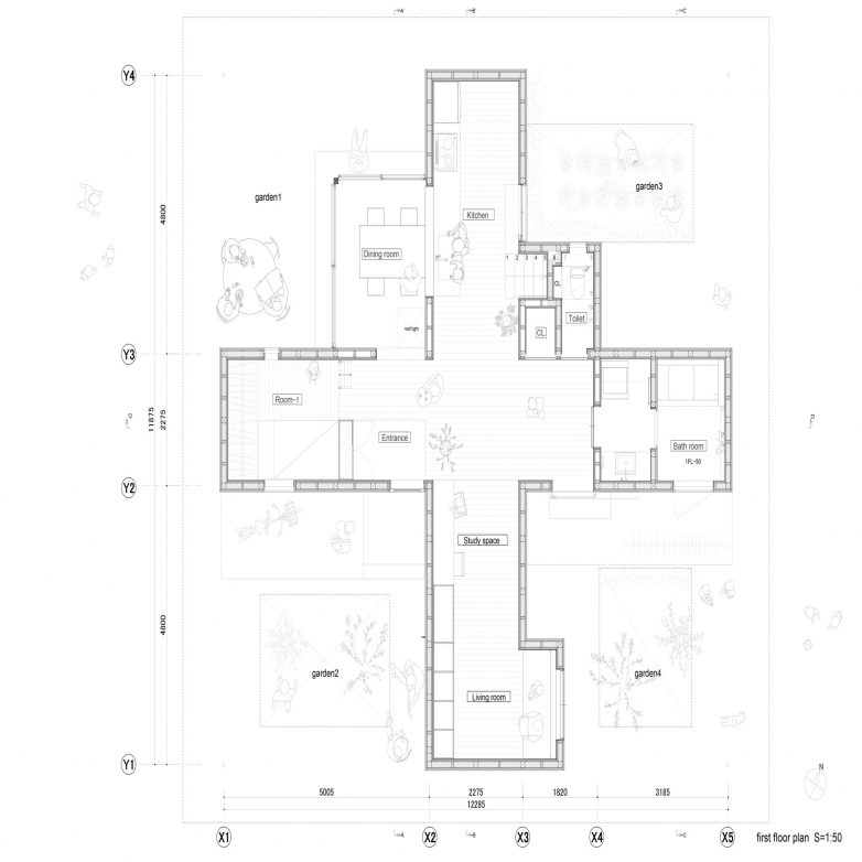 悬挑屋顶的开放式生活住宅丨日本丨Katsutoshi Sasaki + Associates-32