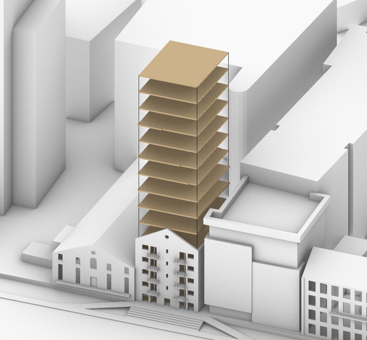 欧洲最高木结构建筑 | 都柏林多层木质建筑-9