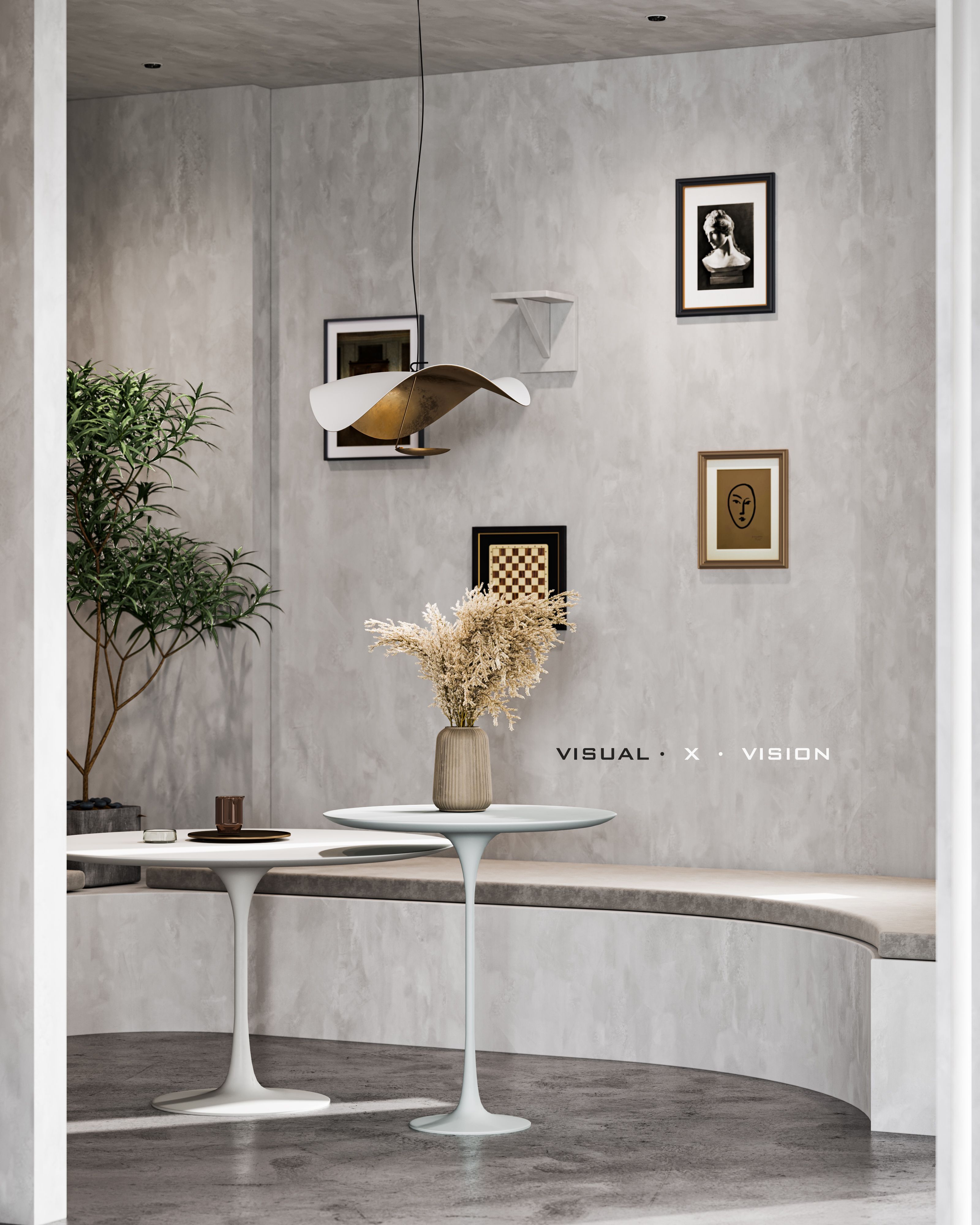 简约办公室设计，3Dmax2018 打造舒适空间-10