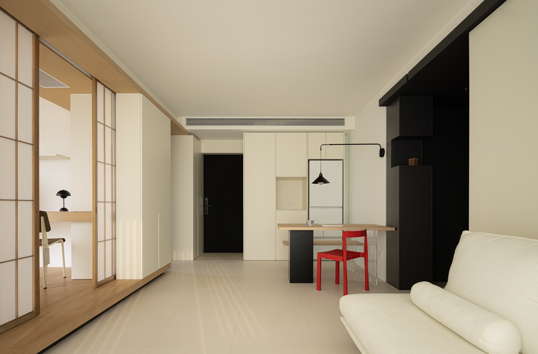 日式极简,都市的宁静生活丨本空设计-12