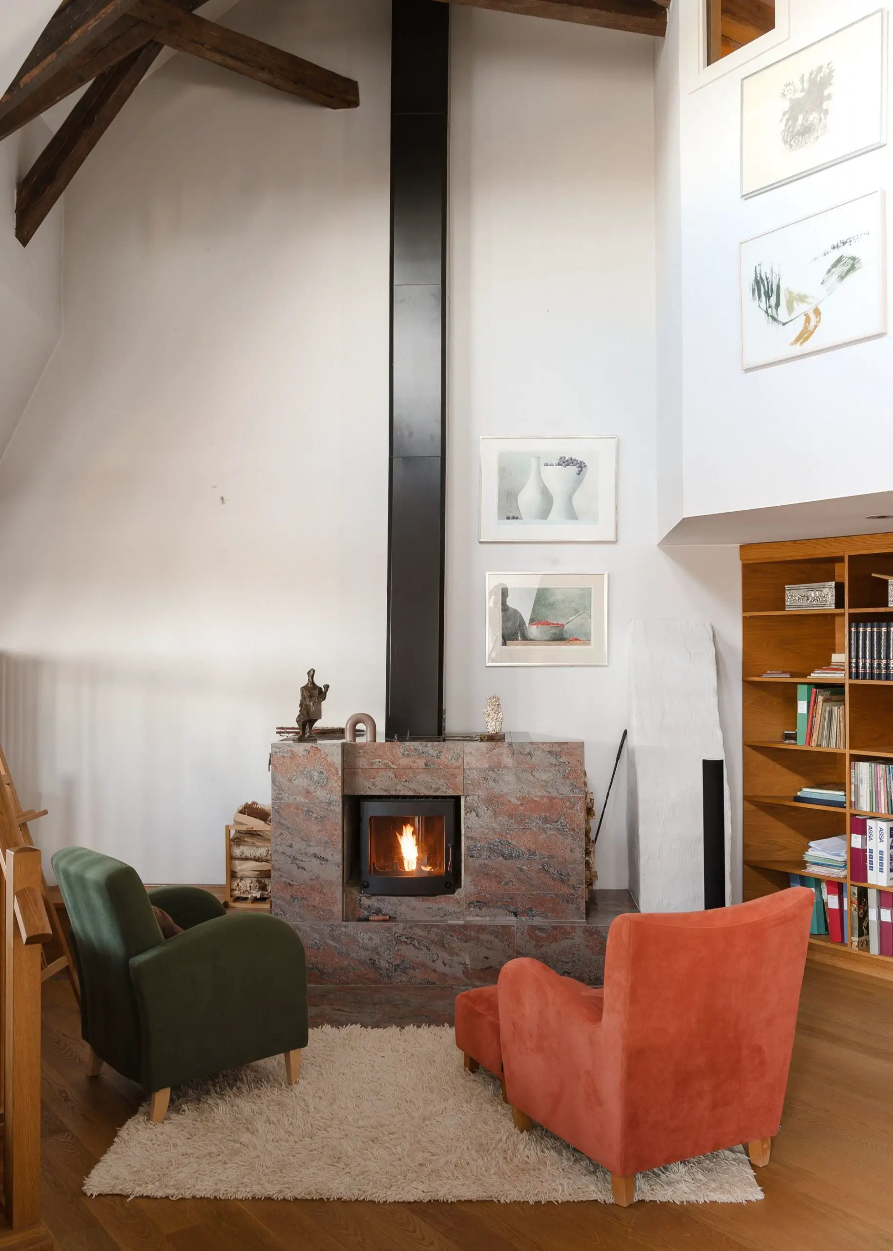 梦幻之居 | 瑞典斯德哥尔摩艺术装饰风格复式公寓-7