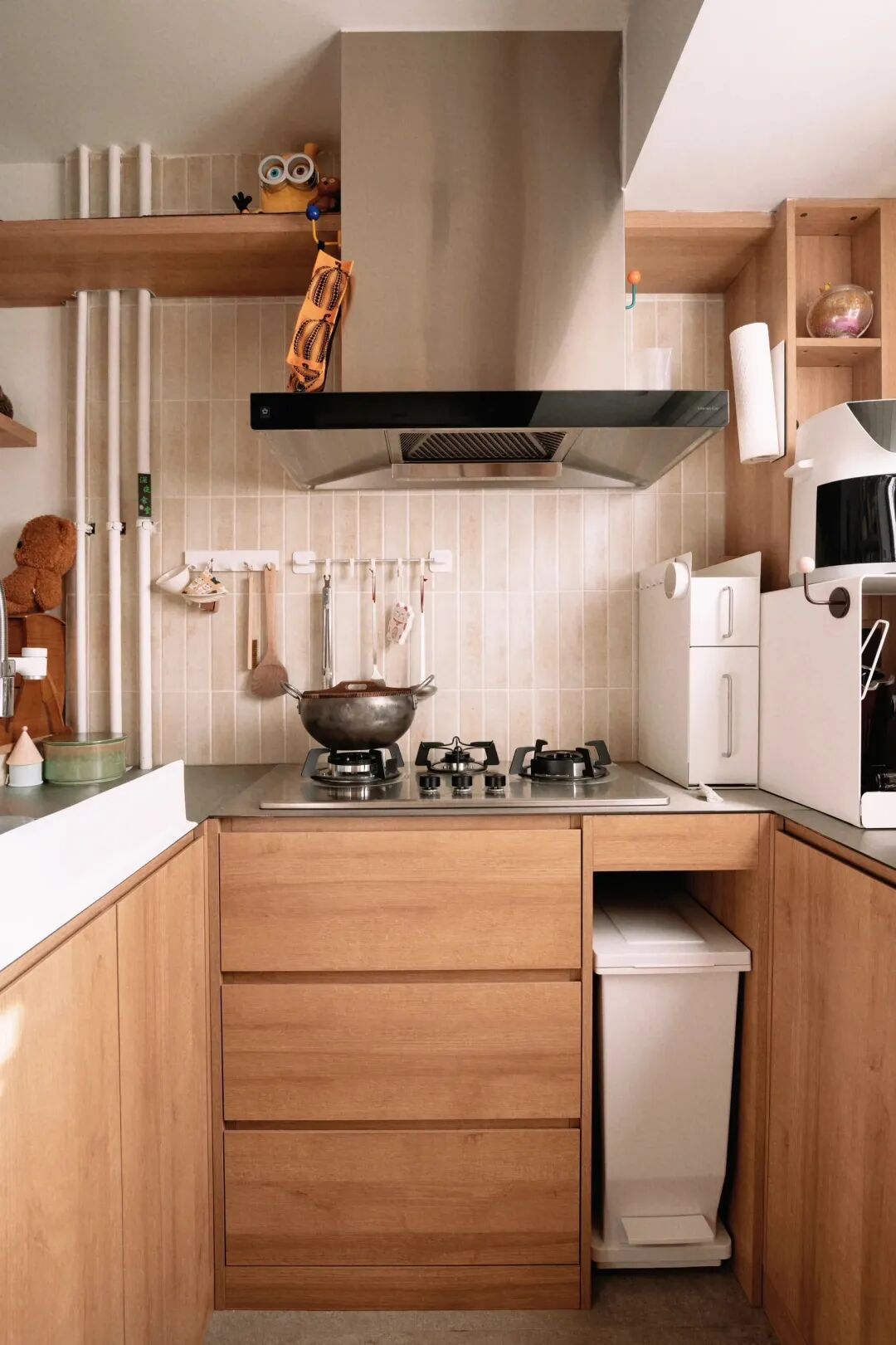 44㎡的治愈宇宙：一人四猫的共生乐园，小户型里的极致温柔-79