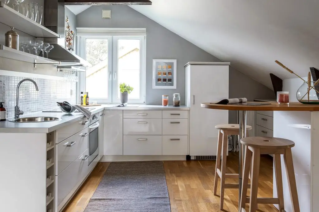 瑞典哥德堡 40m2 现代风格大阁楼工作室-10