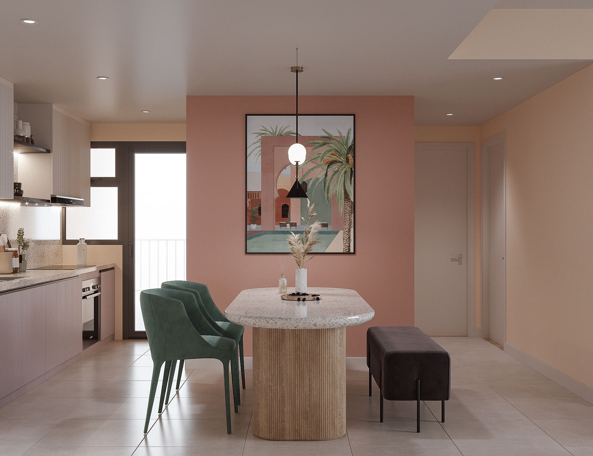 糖果色系公寓 充满活力的空间-0