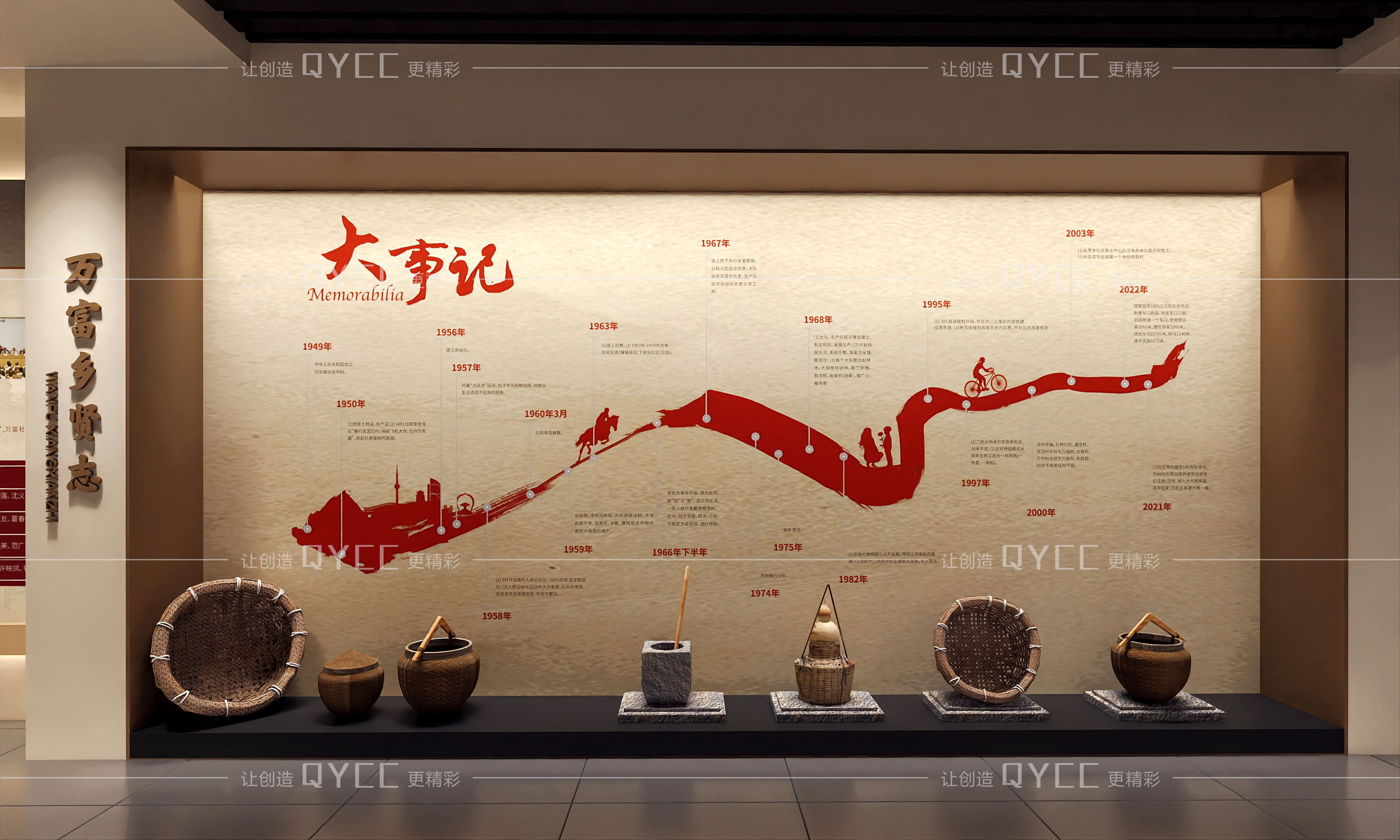 历史展馆校史馆村史馆设计丨QYCC,HWK&冰雪-6