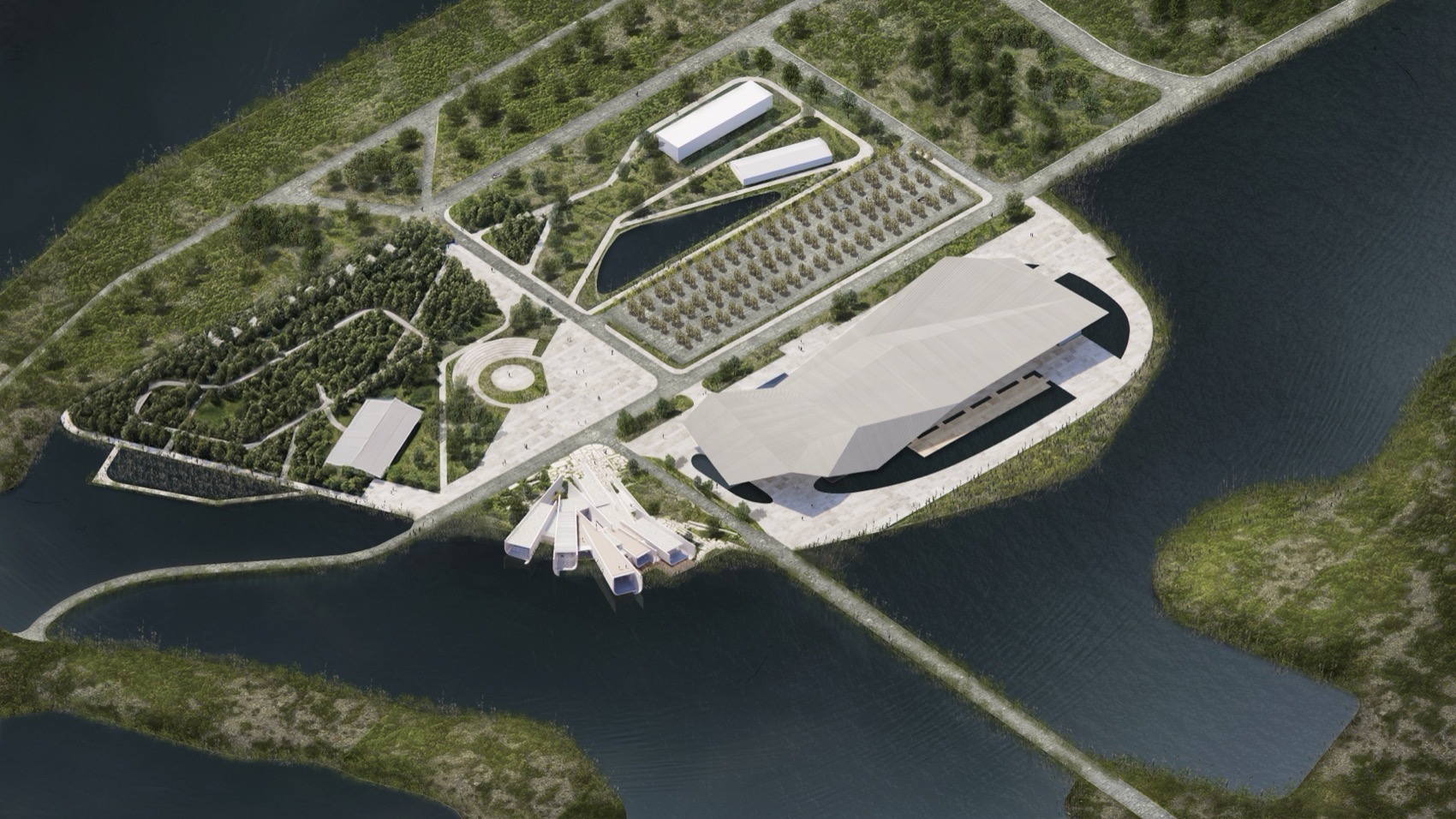 沉湖国际湿地艺术中心丨中国武汉丨迹·建筑事务所（TAO）-37