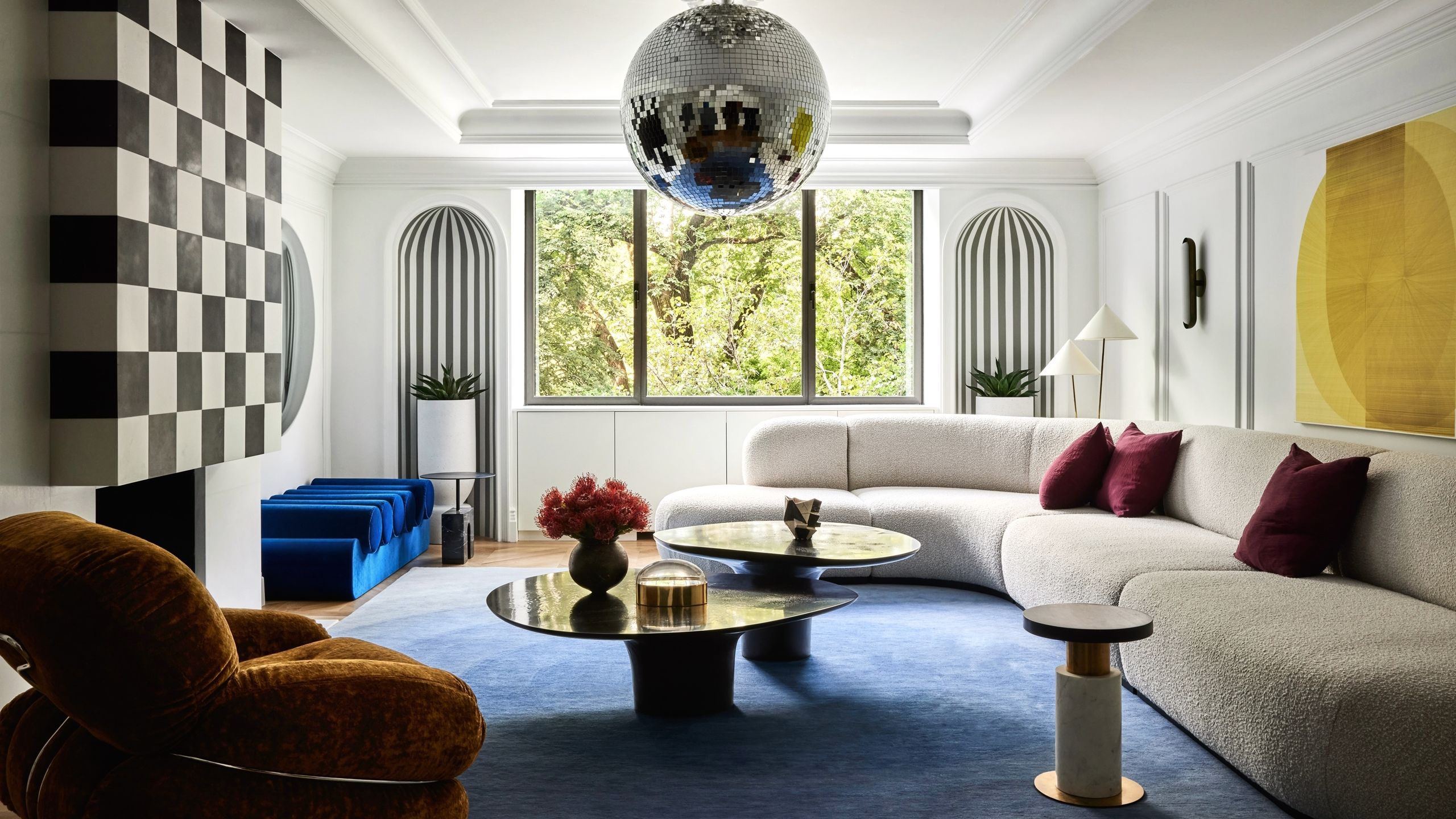 纽约70年代风格灵感公寓丨美国纽约市丨Crystal Sinclair Designs-2