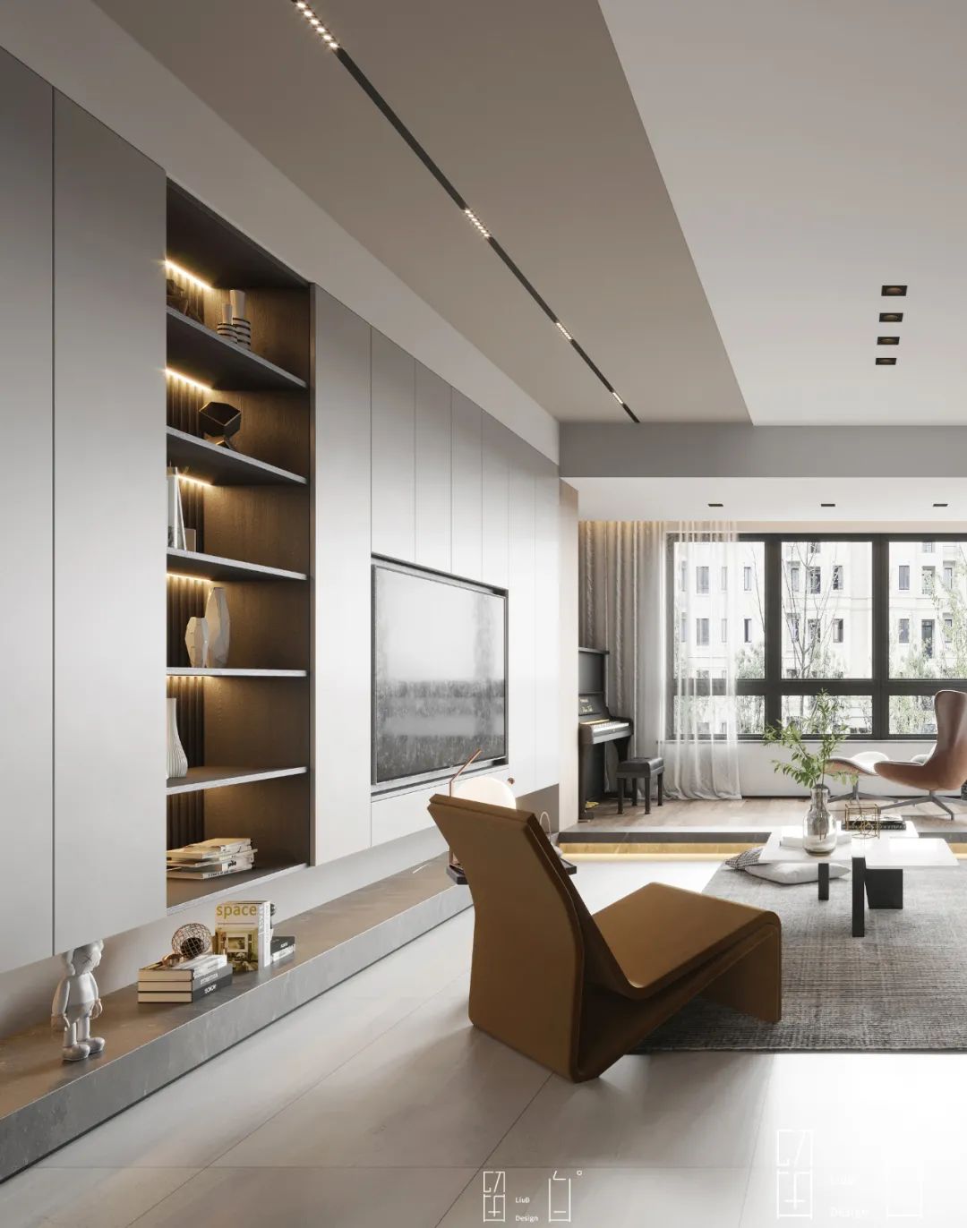 公园天下 · 150㎡自然宜居空间设计丨中国芜湖丨留白空间设计-15