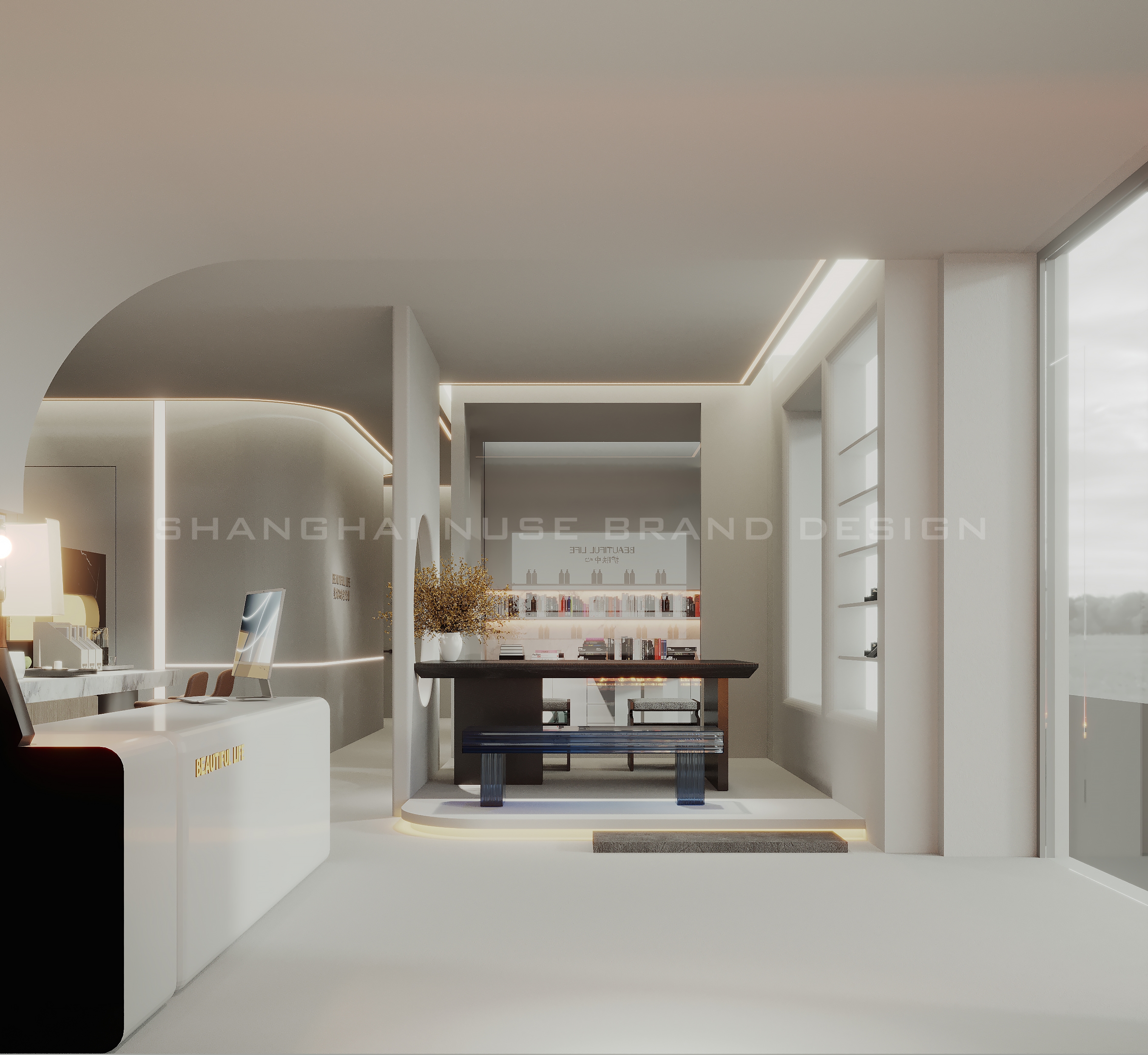 踏入即沦陷！这家美容院让 “松弛感” 成为空间的呼吸-15