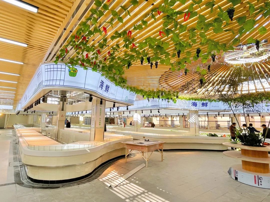 坐落千年古镇，横溪菜场改造升级，新中式田园风刷新菜场“高颜值”！-199