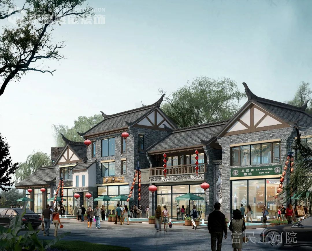 昆明“最美后花园”富民上河院中式合院设计-38