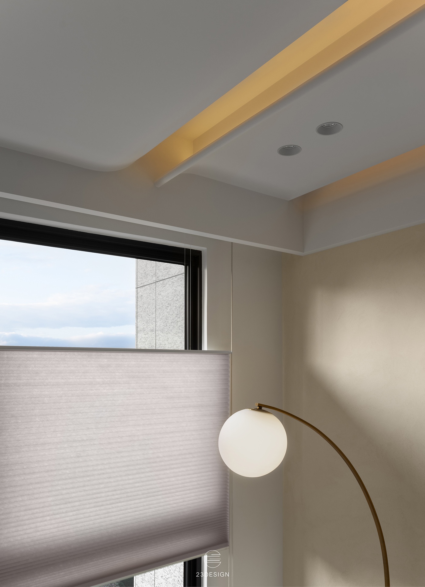 日初·极简 · 温暖阳光家居空间设计丨二三设计团队-23