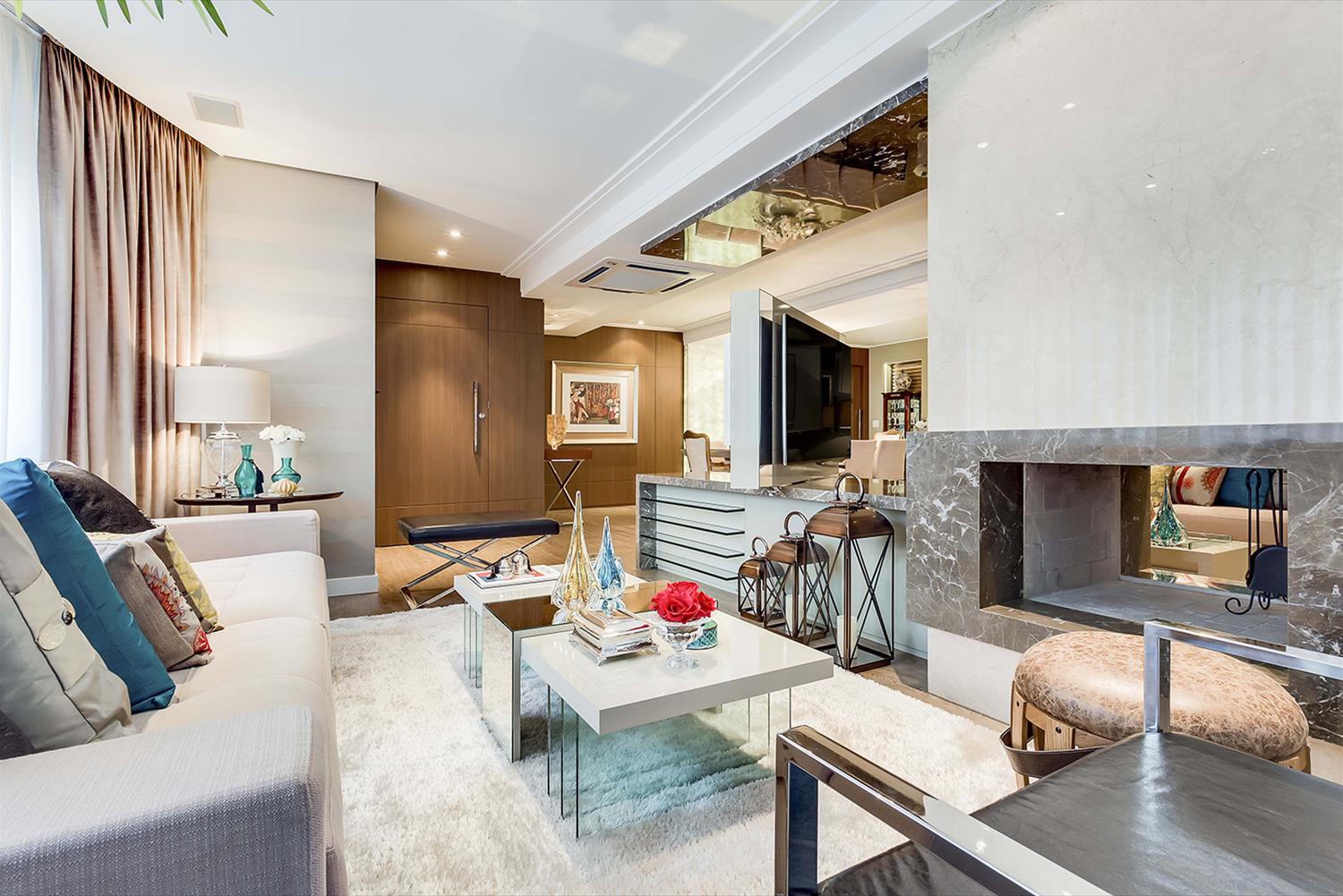 巴西公寓 CM 的现代风格室内设计-3