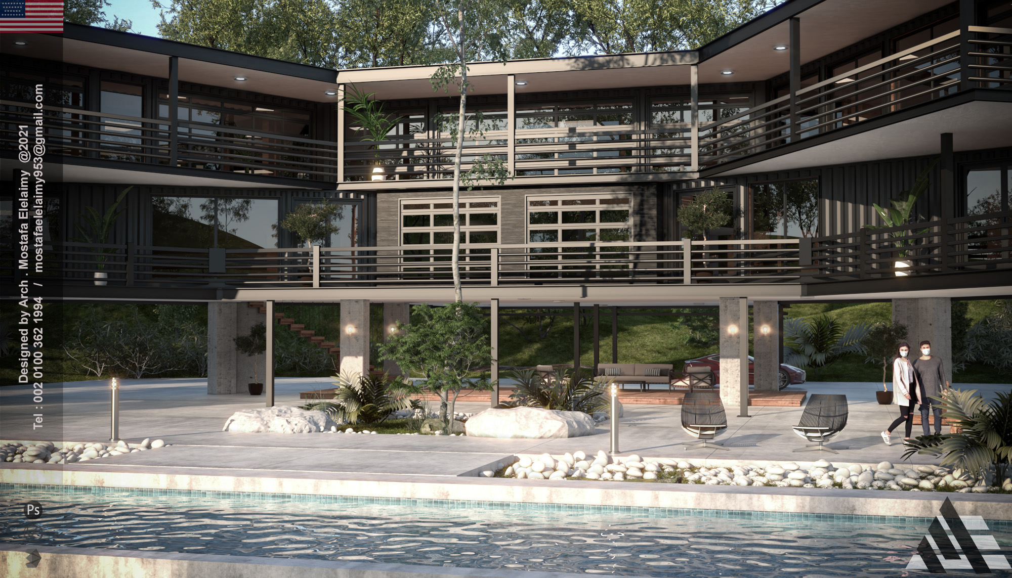 海运集装箱房屋丨美国丨MOSTAFA ELELAIMY-5