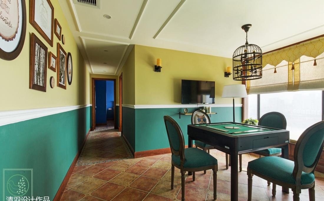 乡村风情家居设计，砖石拱门、红绿搭配成亮点-18