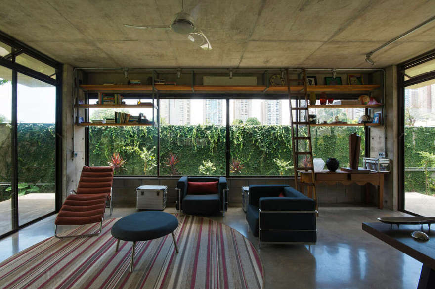 巴西悬浮竹影 concrete Petro 之家-3