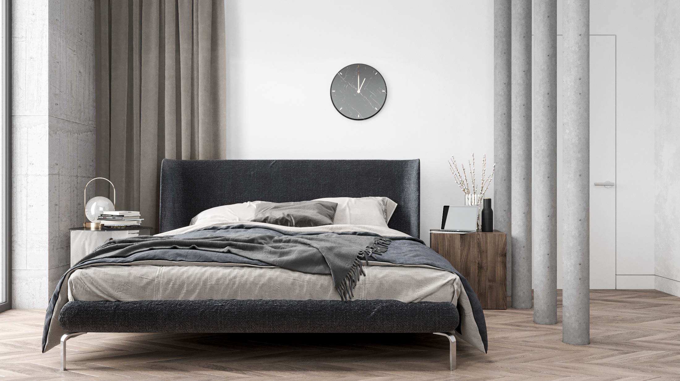 尼卡·布兹科 61 平米简约空间设计-11