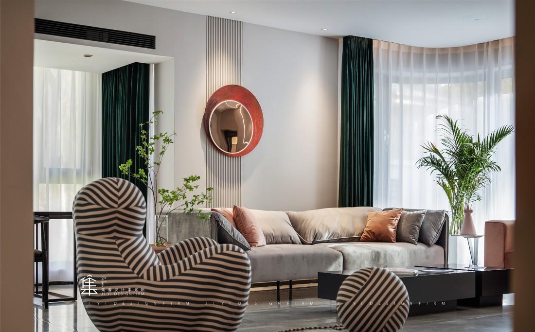 集壹设计事务所-习伟亮丨平层丨绿野清风-2