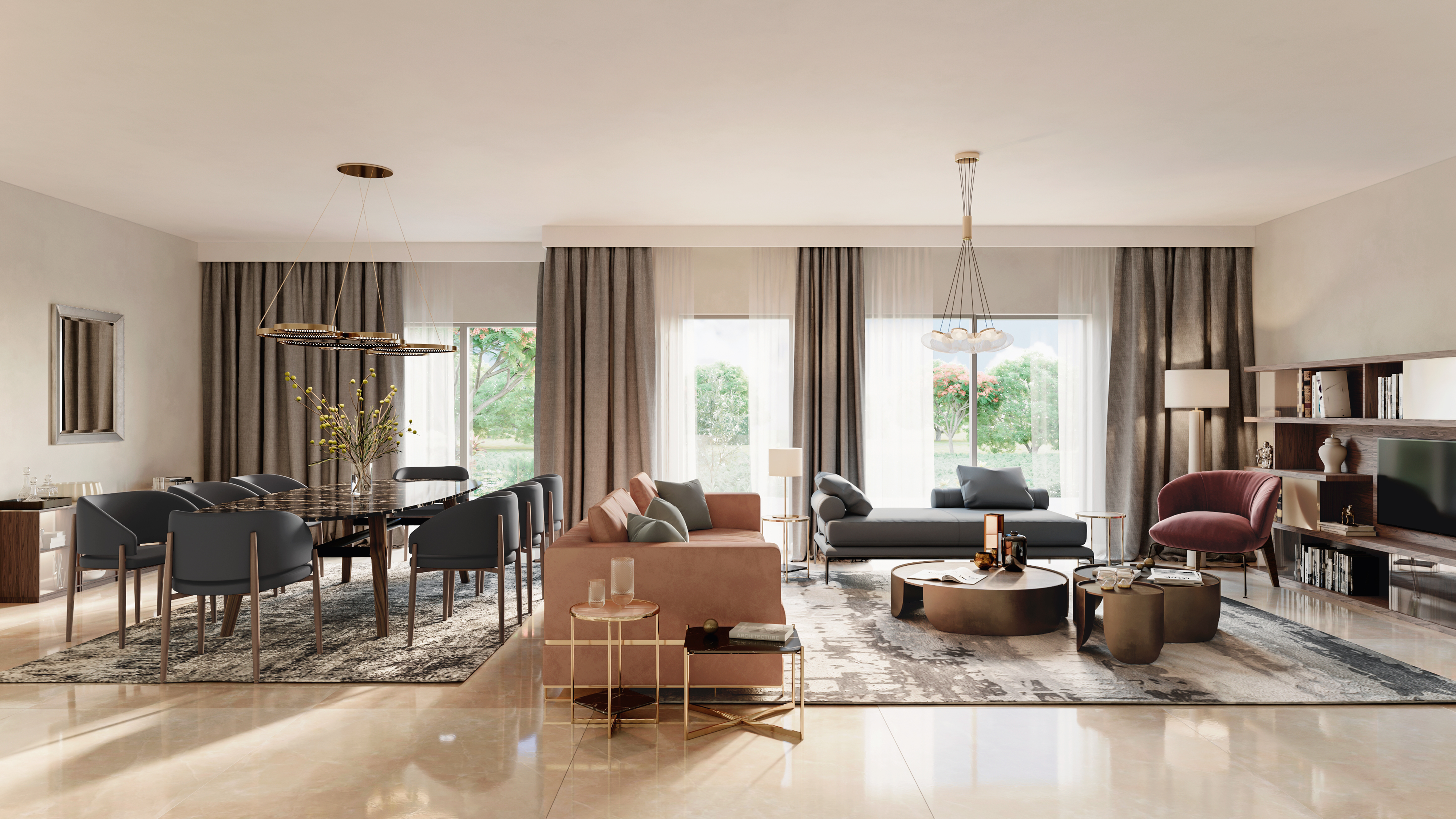 多户家庭室内效果图丨EgyptCairo丨VisEngine Digital Solutions-10