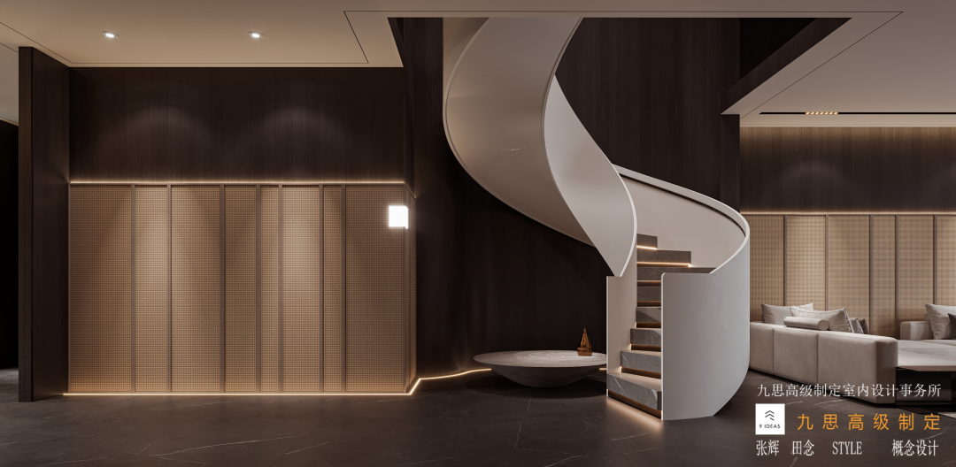 乐湾山语湖 · 现代轻奢风格复式住宅设计丨九思设计工作室-25