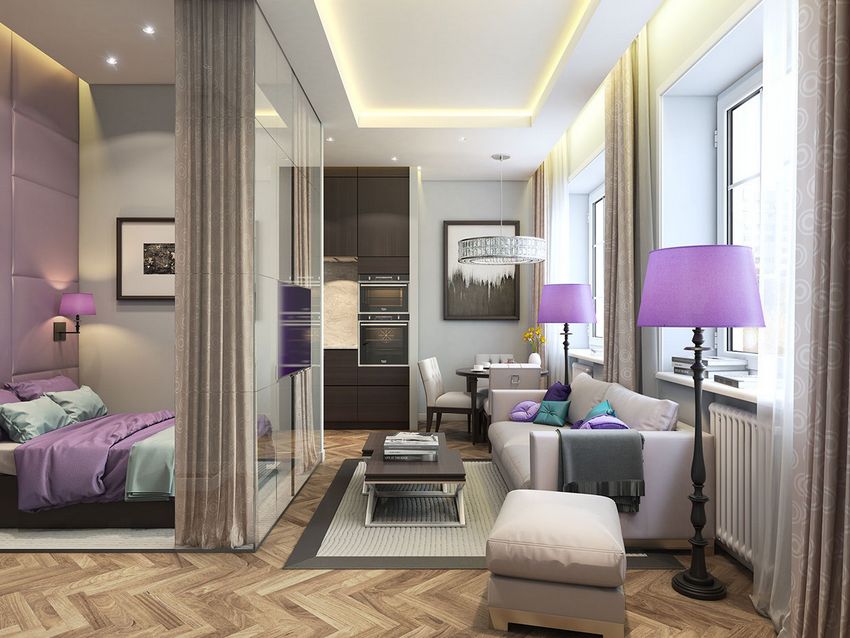 34平米单室公寓室内设计-43