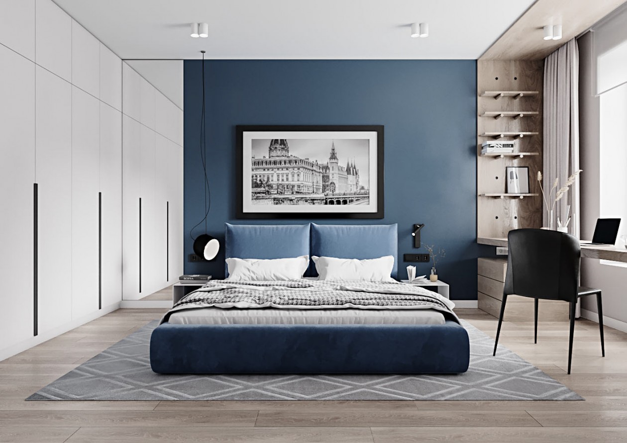 乌克兰 现代简约风公寓设计-8