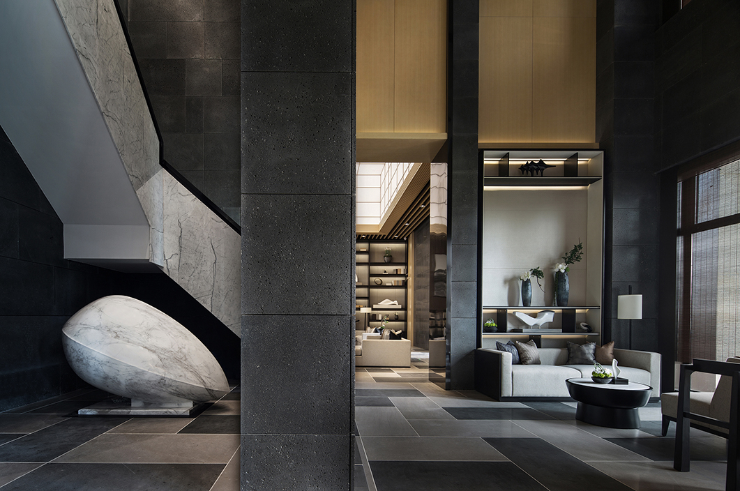 徐州万科翡翠天御售楼处 | 幽微蕴藉，空灵清远-22