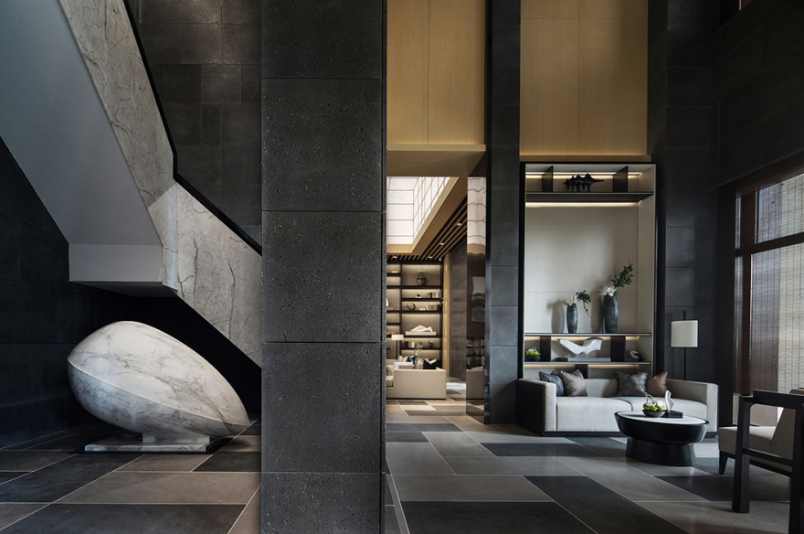 徐州万科翡翠天御售楼处 | 幽微蕴藉,空灵清远-22