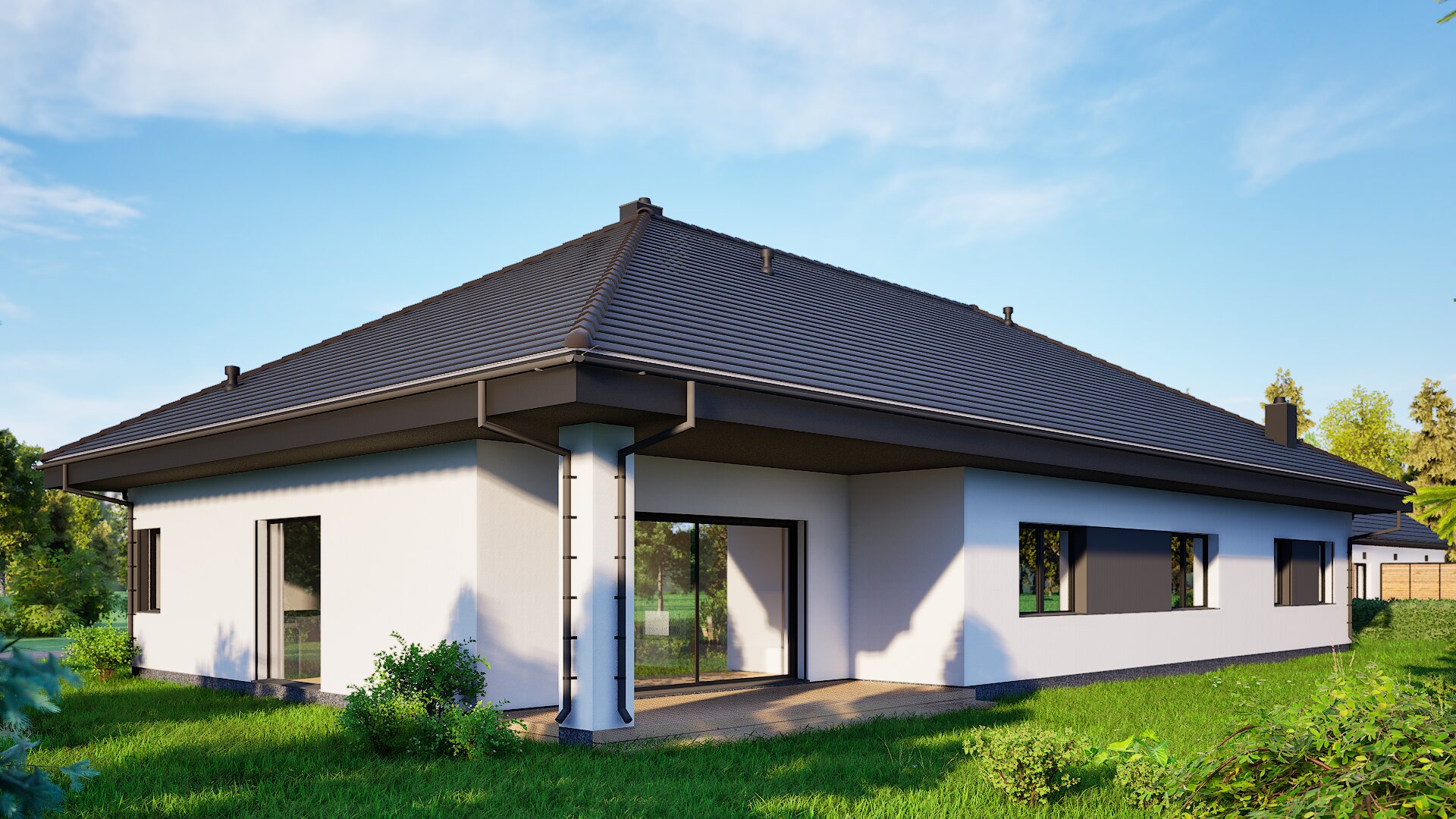 Dom jednorodzinny parterowy-2