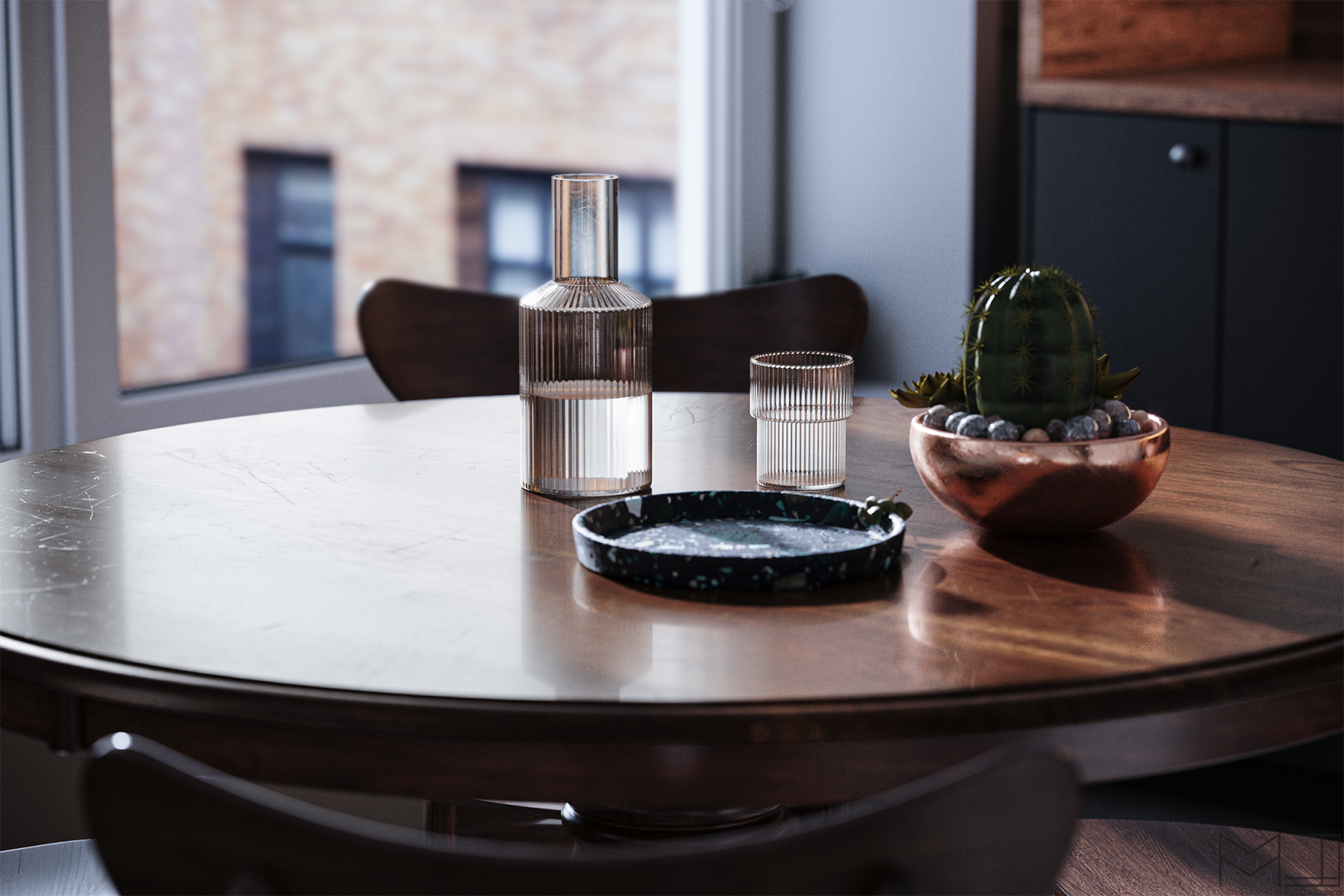 Simple interior design for a primitive house-5