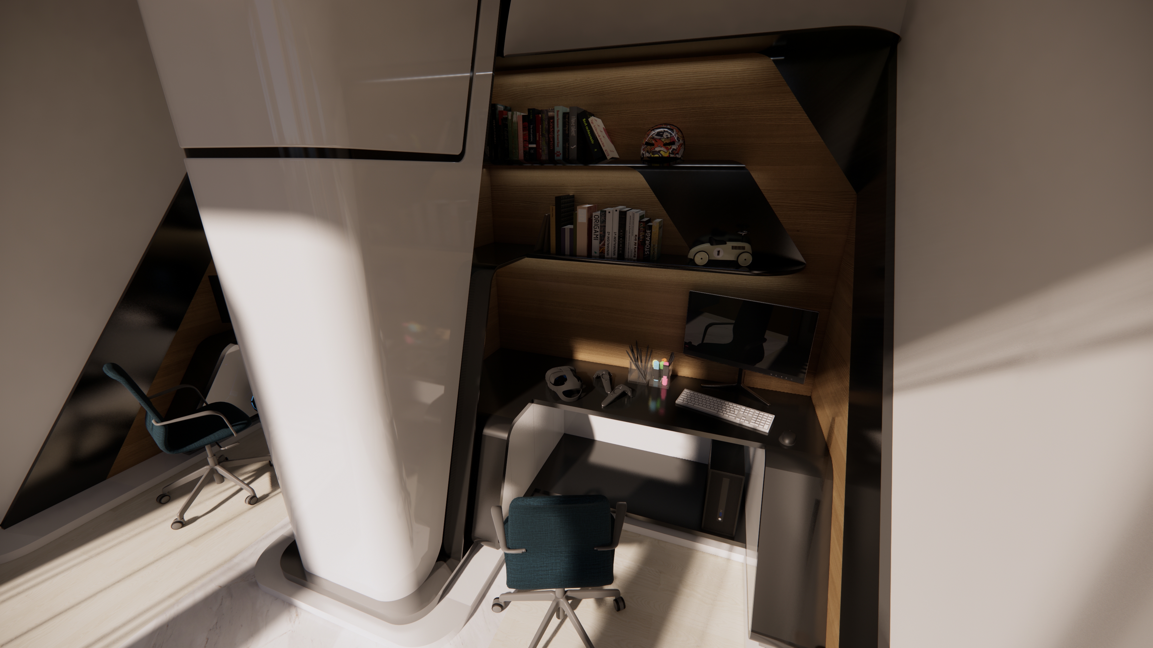 元宇宙 儿童房书房 套房-0