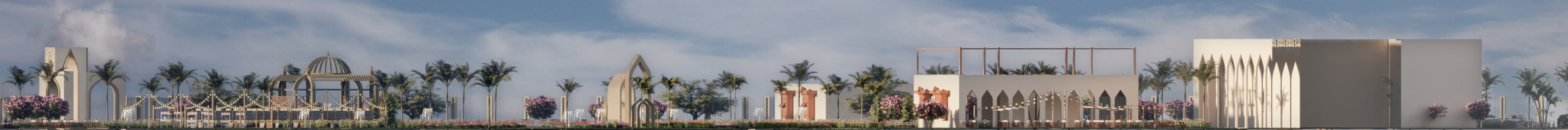 Alferdaws 现代伊斯兰公园丨曼苏拉大学美术学院建筑系-19