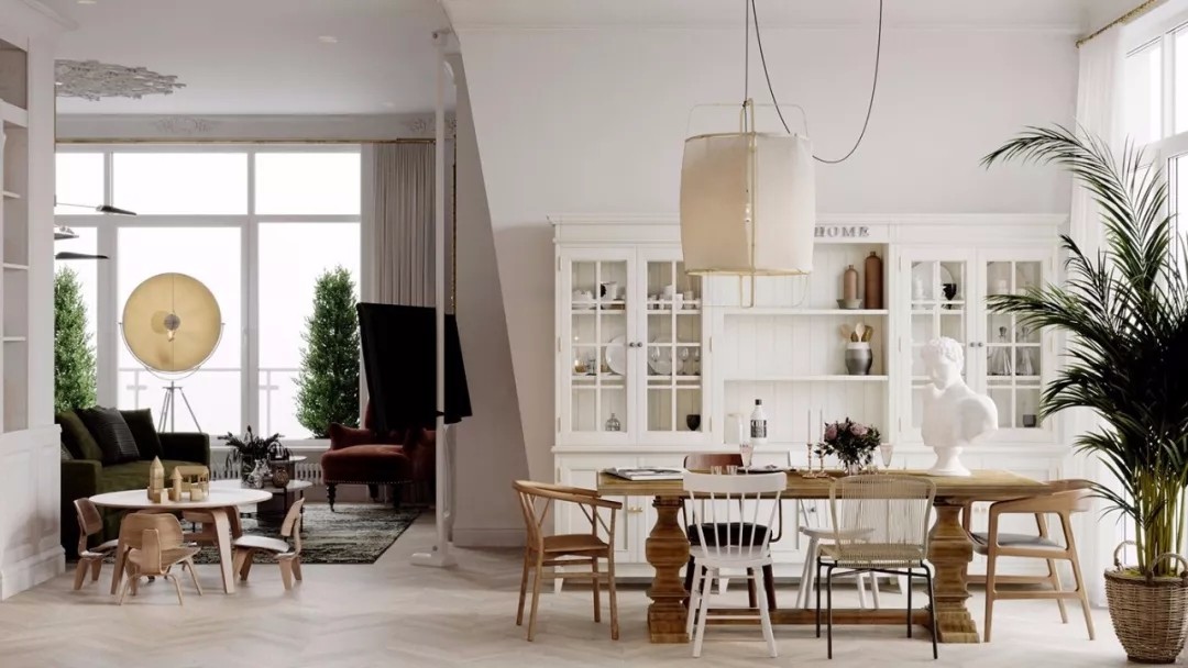 明斯克优雅艺术的年轻家庭住宅  Marina Tsishyna-13