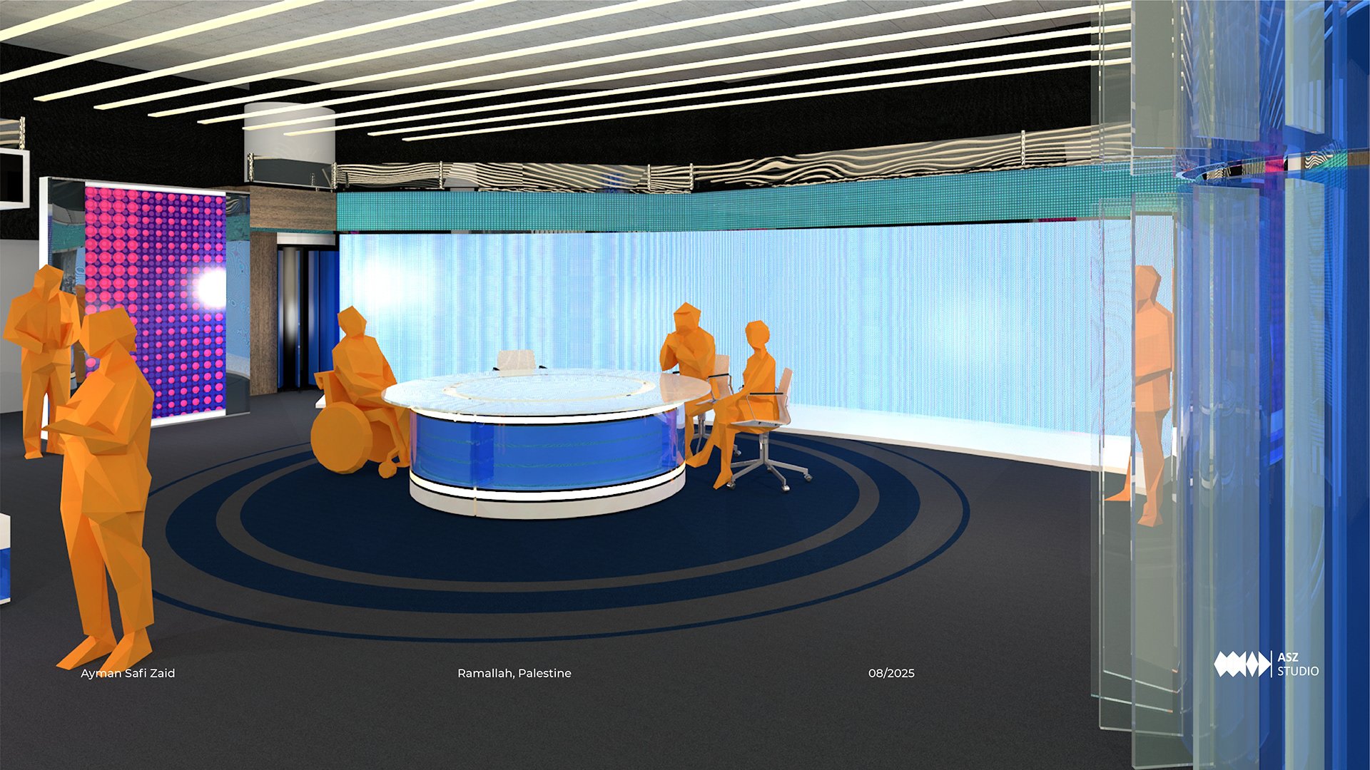 巴勒斯坦广播公司（PBC）新闻工作室设计丨ASZ Studio-26
