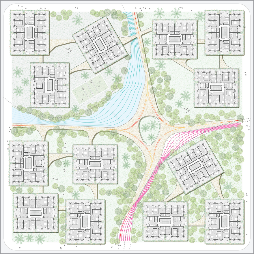 巴拿马 Tropi/Co/Re 住宅,核心住宅模式的创新实践-33