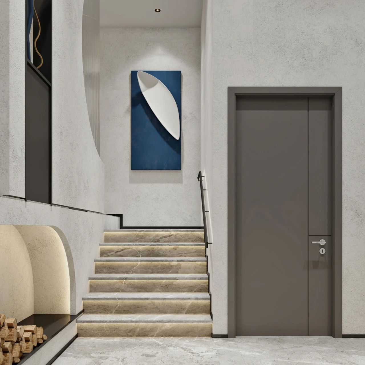 现代简约风格别墅-1