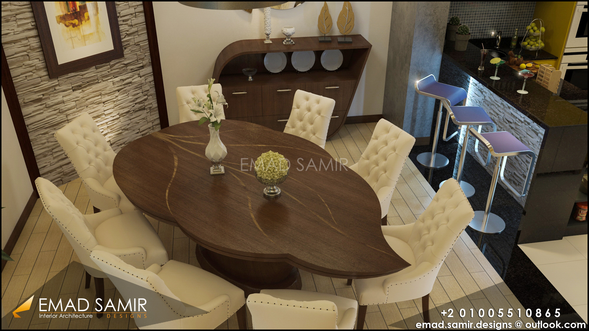 2015 年 Hatem El Zonfoly 公寓室内设计-8