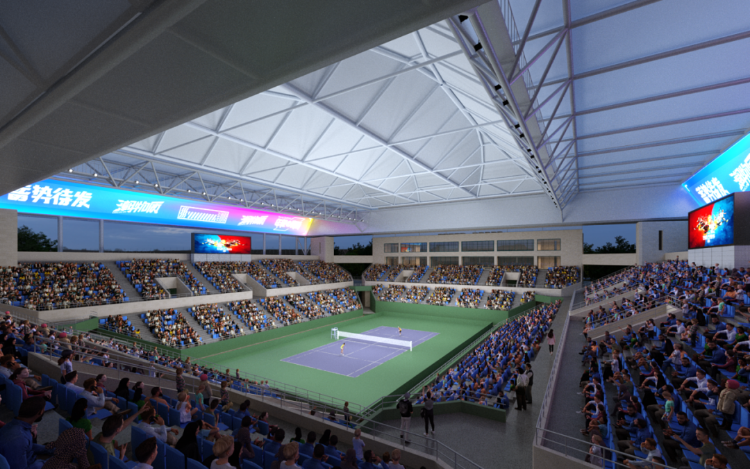 助力上海建设全球著名体育城市|华建集团上海院中标旗忠网球中心提升项目-24