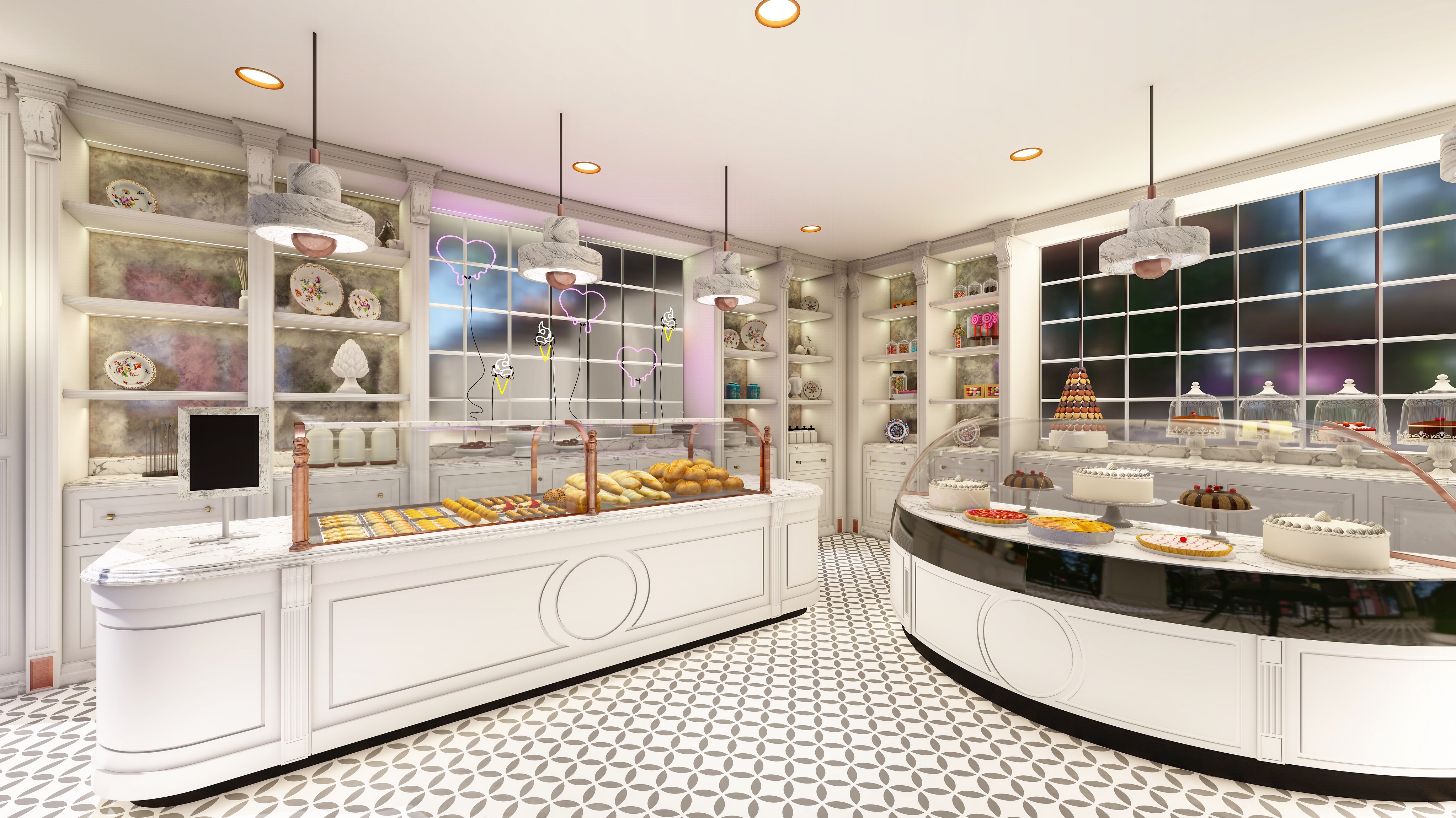 美国 USBA 甜品店设计-18