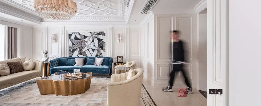 椒江巴黎跨界之中央花园轻奢设计-43