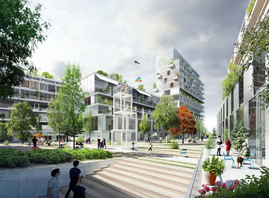 阿斯彭的代表路(注:stanovanjska soseska可能是特定语境下指代表性道路之类的意思,aspern为阿斯彭,因缺乏更多语境,此翻译仅供参考) 丨奥地利维也纳丨Bevk Perović arhitekti-6