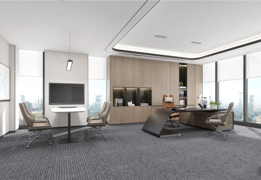 天元世纪设计案例||中石伟业办公园区装修设计-55