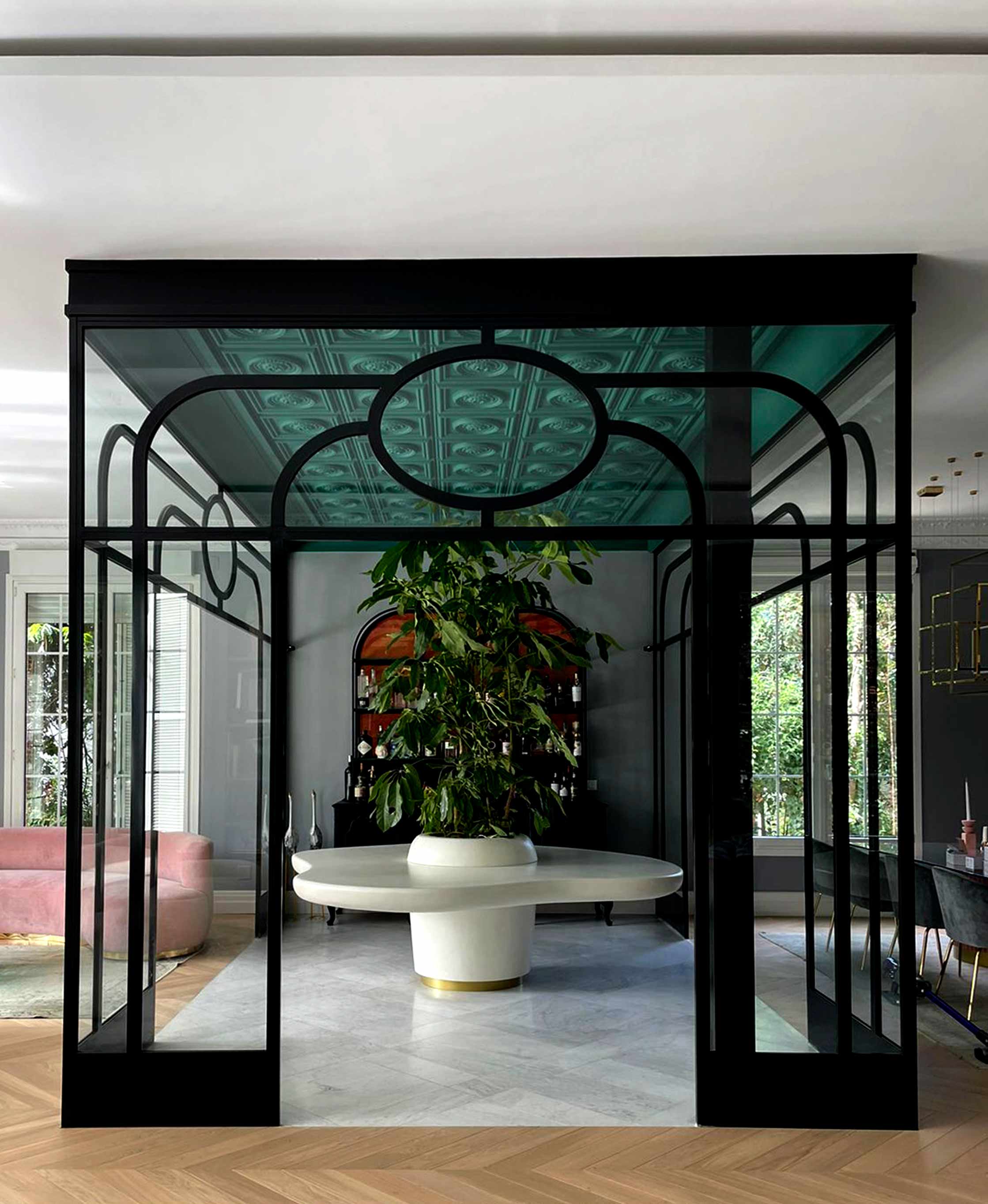 Mesa paramétrica（参数化桌子,花架）丨西班牙马德里丨EXarchitects-8