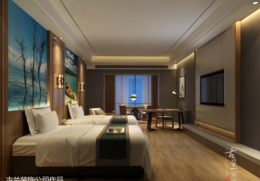 古兰装饰打造成都月牙湖酒店-12